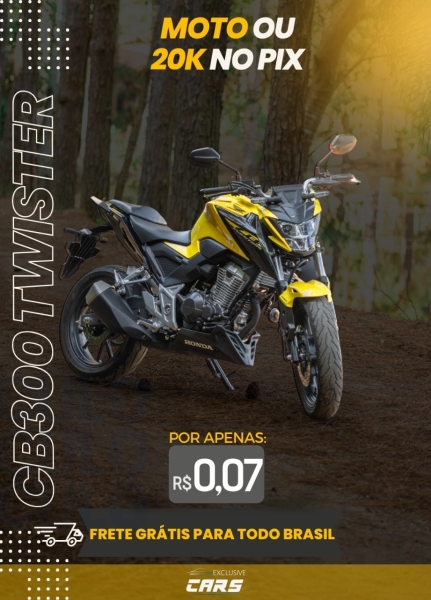 HONDA -CB 300 TWISTER - OU 20 MIL NO PIX