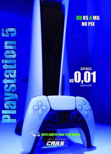 PLAYSTATION 5 OU 4 MIL NO PIX