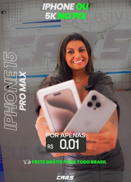 IPHONE 15 PRÓ MAX OU 5 MIL NO PIX