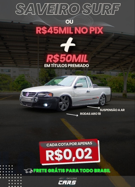 SAVEIRO SURF OU 45MIL NO PIX